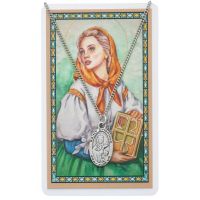 Saint Dymphna Medal, Prayer Card Set