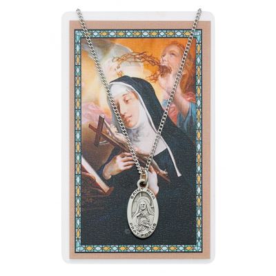 Saint Rita Medal, Prayer Card Set 735365270972 - PSD500RT