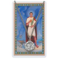 Saint Genesius Medal, Prayer Card Set