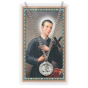 Pewter Saint Gerard Metal, Prayer Card Set