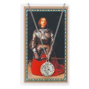Saint Joan Of Arc Medal, Prayer Card Set