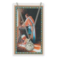 Saint Joseph Worker Medal, Prayer Card Set