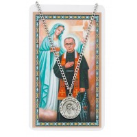 Saint Maximilian Kolbe Medal, Catholic Prayer Card Set