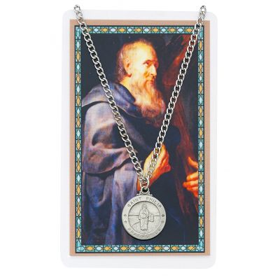 Saint Phillip Medal, Prayer Card Set 735365509058 - PSD600PHL