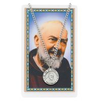 Saint Pio Medal, Prayer Card Set