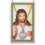 Sacred Heart Medal, Prayer Card Set