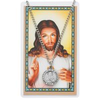Sacred Heart Medal, Prayer Card Set
