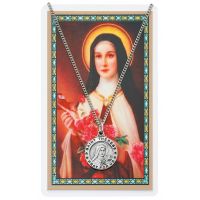 Saint Therese Medal, Prayer Card Set