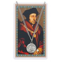 Saint Thomas More Medal, Prayer Card Set