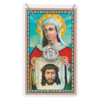 Saint Veronica Medal, Prayer Card Set