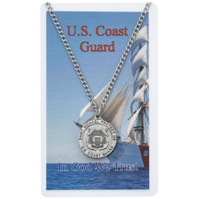 US Coast Guard Medal, Prayer Card Set 735365540471 - PSD650CG