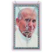 Papal Crucifix W/st John Paul