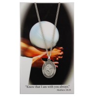 Girls Volleyball Medal, Catholic Prayer Card
