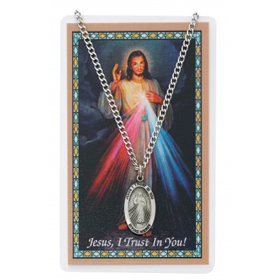 Divine Mercy Medal, Prayer Card Set 735365433346 - PSD964