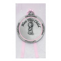 Girl Crib 2-3/4 inch Medal/Ribbon
