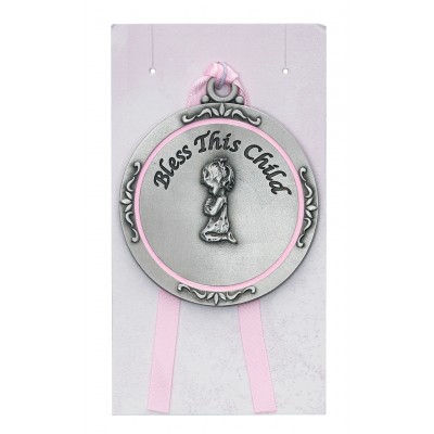 Girl Crib 2-3/4 inch Medal/Ribbon 735365763016 - PW12-P