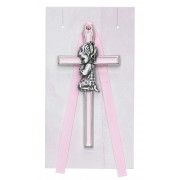 3-1/2 inch Pink Girl Crib Cross