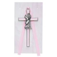 3-1/2 inch Pink Girl Crib Cross