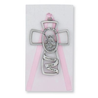 Guardian Angel Cross/Pink Ribbon 735365512607 - PW5-P