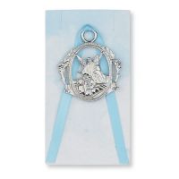 Guardian Angel Crib Medal/Blue Ribbon