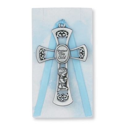 3 3/4 Boy Blue Cross/Ribbon 735365532148 - PW7-B