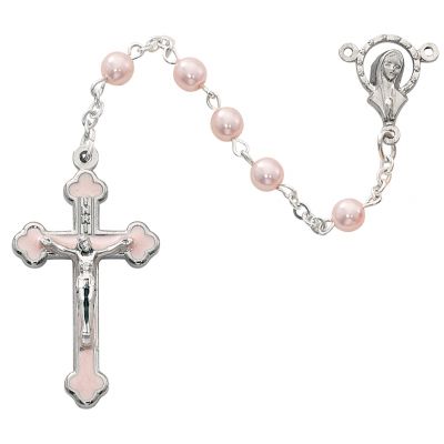 5mm Pink Rosary - 735365523856 - R021C