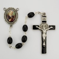 6x8mm Black St. Benedict Rsry