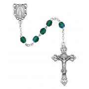 6mm Ab Emerald/may Rosary
