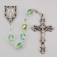 6mm Ab Peridot/august Rosary