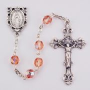 6mm Rose/october Rosary