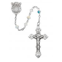 Rhodium Crystal Swarovski Rosary
