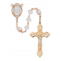 8mm Rose Gold Crystal Mirac Rs