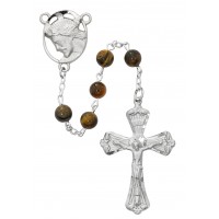 6mm Genuine Tiger Eye Rosary