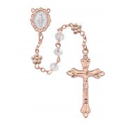 Imm Rose Gold Crystal Rosary