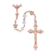 Imm Rose Gold Crystal Rosary