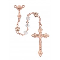 Imm Rose Gold Crystal Rosary