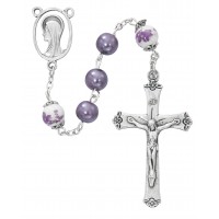 8mm Purple Pearl And Purple