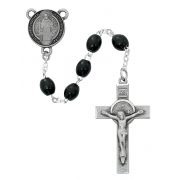Oval Black St Benedict Rsry