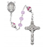 Ss 8mm Pink Crystal Miraculous