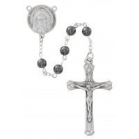 6mm Hematite Holy Face Jesus