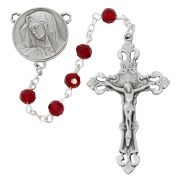 6mm Red Ab Our Lady Sorrows Rsry