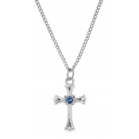 16-18" Rf Zircon Cross, Boxed
