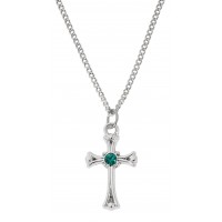16-18" Rf Emerald Cross, Boxed