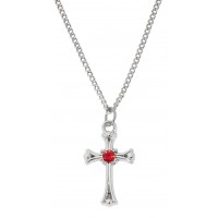 16-18" Rf Ruby Cross, Boxed