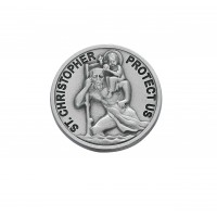 Visor Clip/card,round St Chris