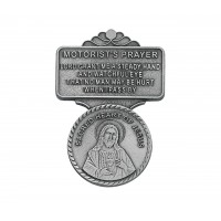 Sacred Heart Visor Clip Carded