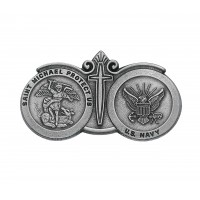 Navy Visor Clip /carded