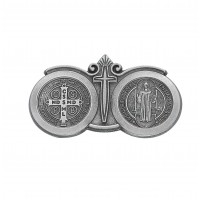 St Benedict Visor Clip/carded