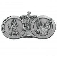 St Chris/ga Visor Clip/carded