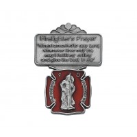 Firefighter Red Enamel Visor